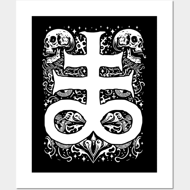 Leviathan Cross Wall Art by TORVENIUS